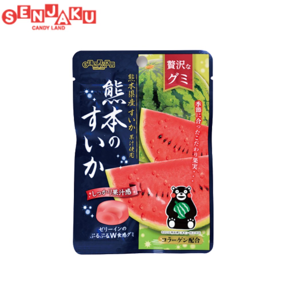 Kẹo Dẻo Vị Dưa Hấu 34g Kumamoto Cao Cấp Nội Địa Nhật Bản