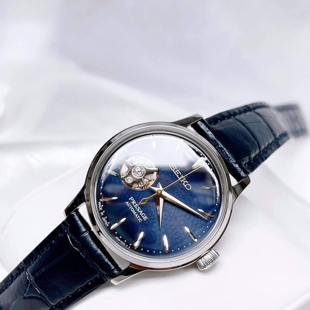 Đồng hồ nữ chính hãng Seiko Presage Cocktail Time Stinger SSA875J1 Made in Japan - Máy cơ tự động - Kính cong