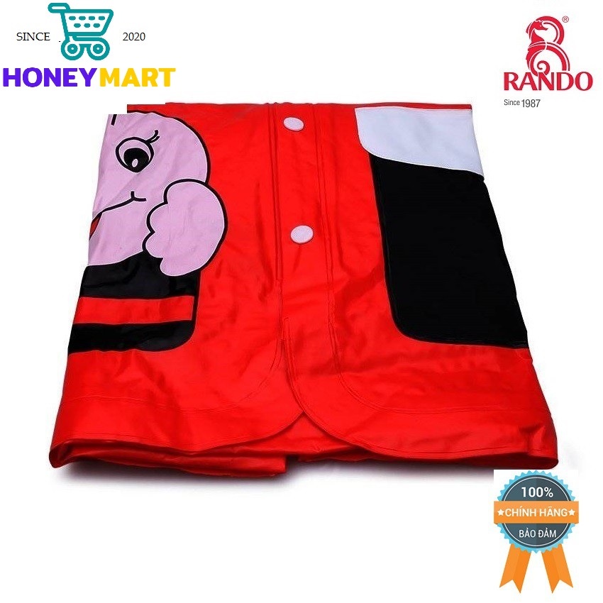 Áo mưa trẻ em bộ ong mật Rando CSPS-19 Size 1 : 0.8 – 0.9 m.Che chở  bé yêu của bạn.HONEYMART