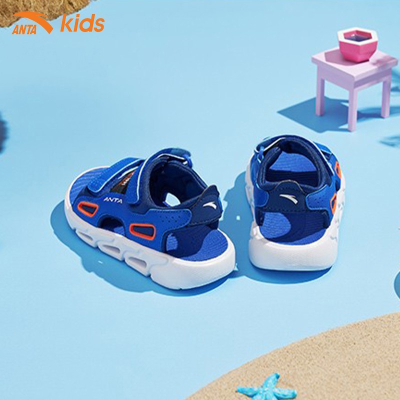 Sandals bé trai Anta Kids 312129971, công nghệ chống muỗi, đế dày lội nước