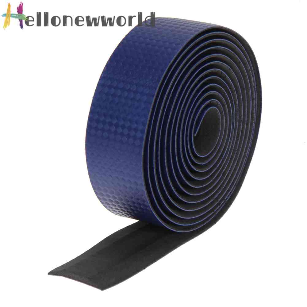 Băng Quấn Ghi Đông Xe Đạp Màu Đen + 2 Dây Cột Bằng Sợi Carbon