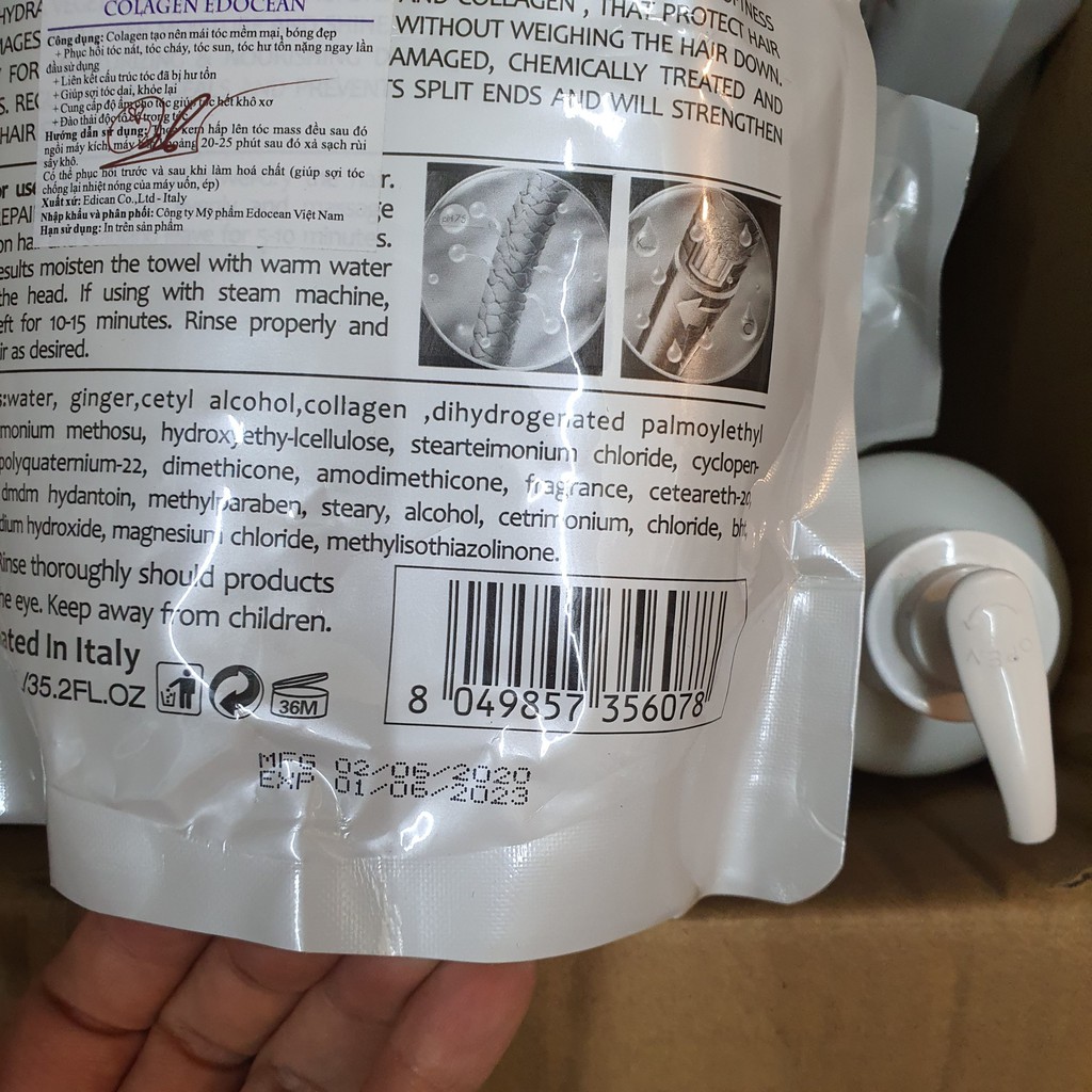 HẤP TÚI EDOCEAN COLLAGEN 1000ML | BigBuy360 - bigbuy360.vn