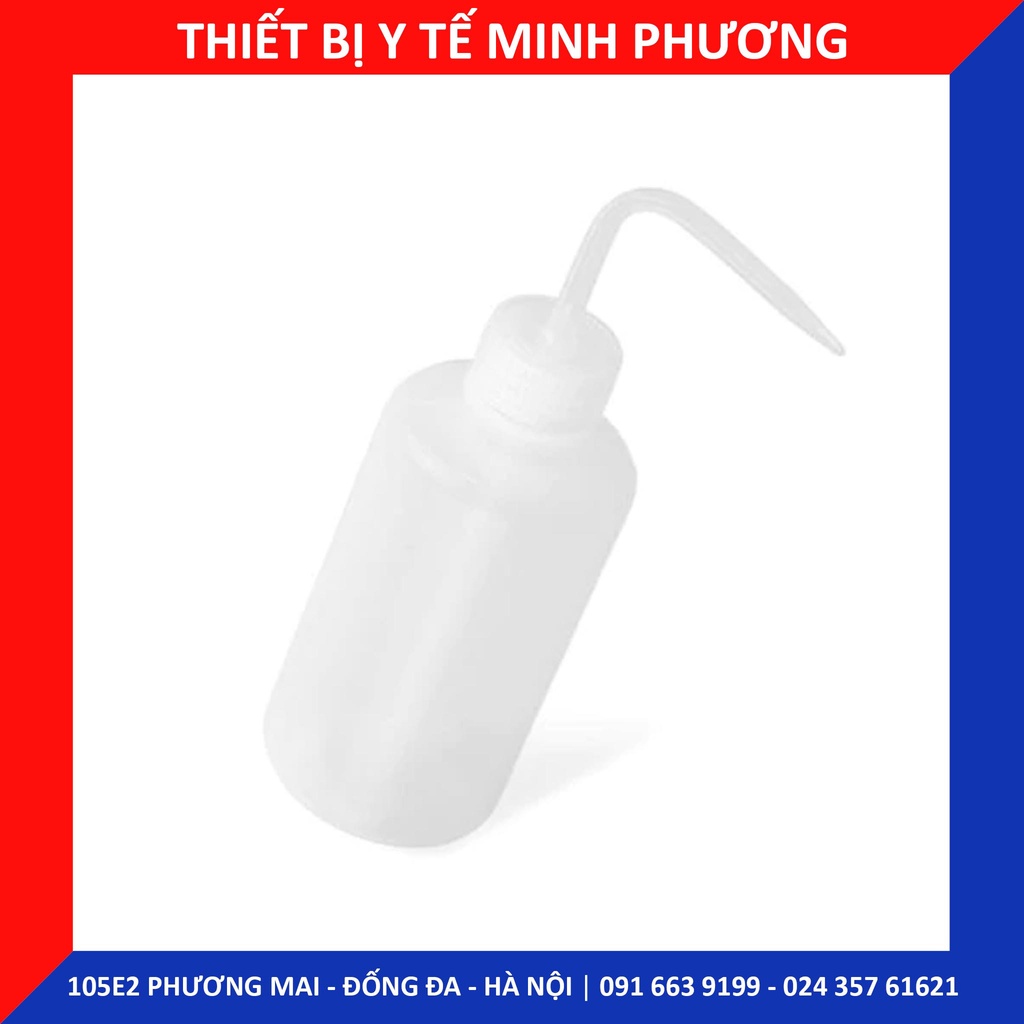 Bình nhựa y tế đựng cồn có vòi 500ml