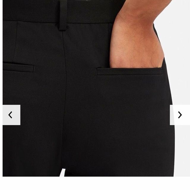 Quần tây Uniql0 stretch cropped dáng lửng