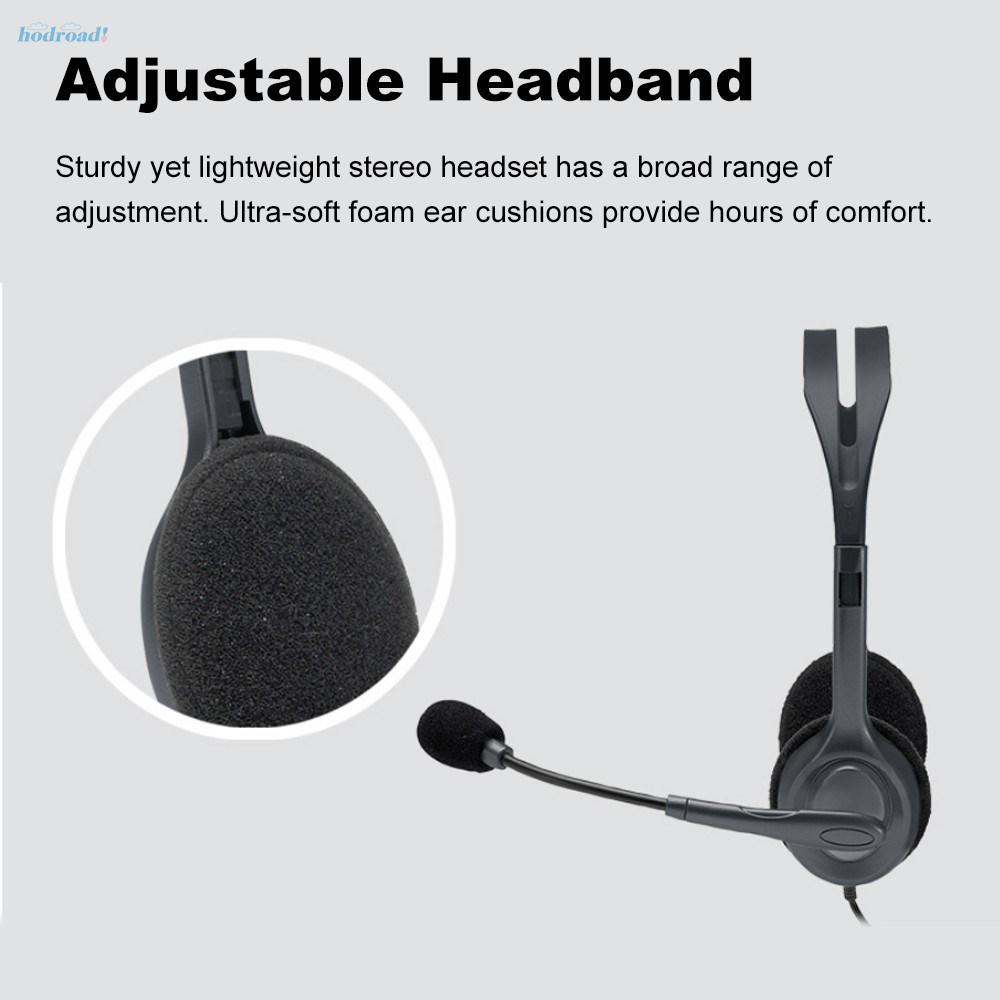 Tai Nghe Logitech H110 H111 Có Dây 3.5mm Chất Lượng Cao