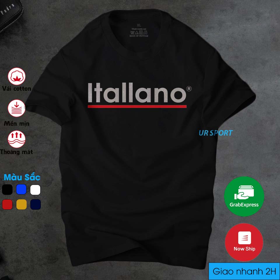 Áo thun nam cổ tròn Itallano năng động tính lịch lãm | ur sport