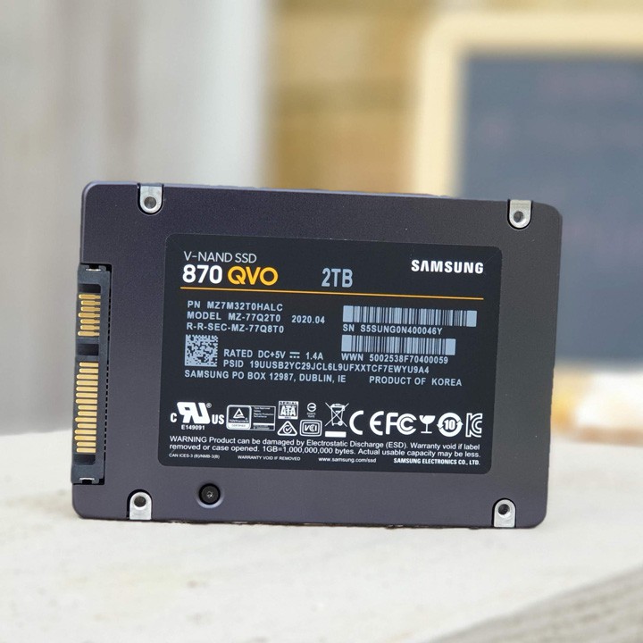 Ổ cứng SSD 2.5 inch SATA Samsung 870 QVO 1TB 2TB - bảo hành 3 năm