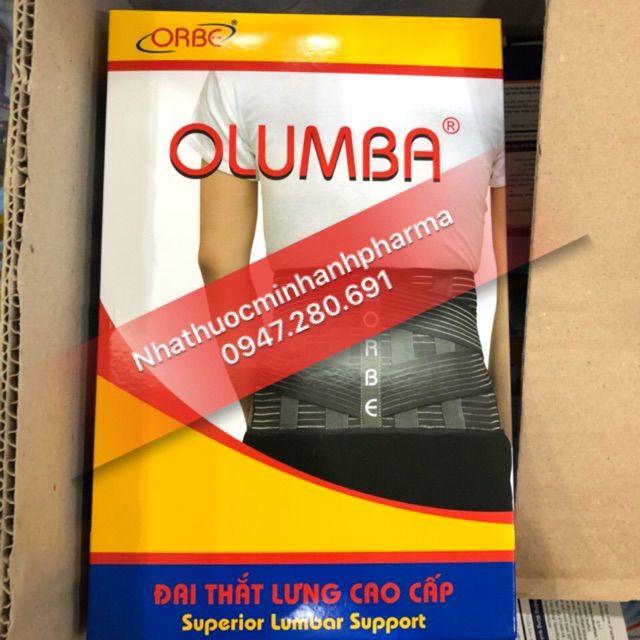 ✅[Chính hãng] Đai lưng Olumba Orbe cao cấp hỗ trợ cột sống, thoát vị đĩa đệm