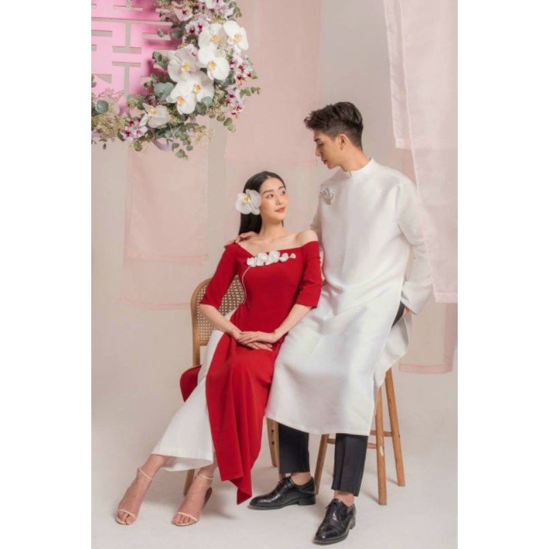 ÁO DÀI TRỄ VAI LAN NGỌC TRẮNG♦️GIÁ SÁT SỈ♦️KÈM ẢNH THẬT VÀ VIDEO