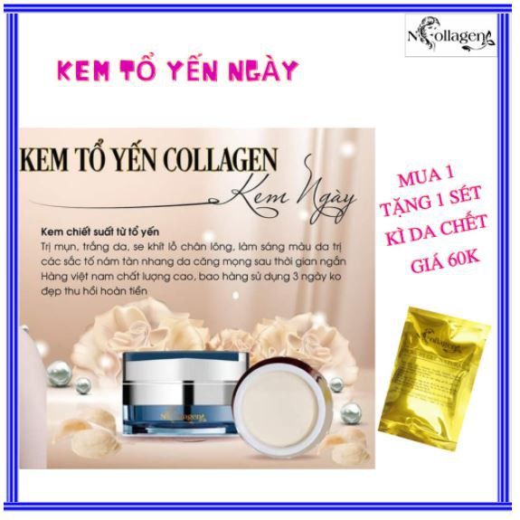 FACE TỔ YẾN NGÀY N - COLLAGEN cao cấp - Đánh bay nám, tàn nhang, mụn, nâng cơ mặt, Chống nắng 45+ GIÁ GỐC