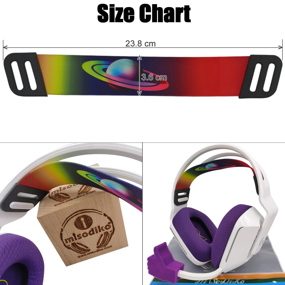 Băng Đô Co Giãn Thay Thế Cho Tai Nghe Chơi Game Logitech G733 G335 G535