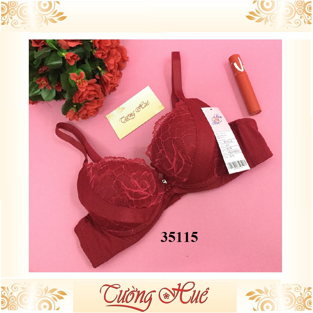 Áo lót nữ Bon Bon BV35114 mút dầy nâng ngực phối ren.