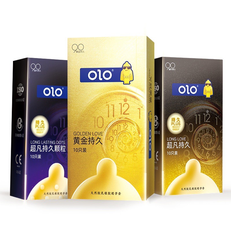 [Bộ 3 Kéo Dài] Bao Cao Su OLO-R 0.01mm Mỏng Nhất Thế Giới - Gốc Nước - Hộp 10 Bcs