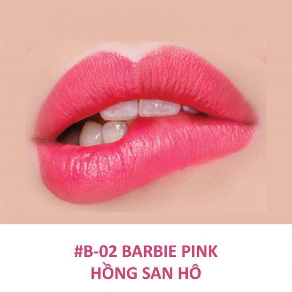 Son lì Beauskin Extra Makeup Matte Lipstick Extra Makeup Matte Lipstick B - 02 - Barbie Pink - Hàn Quốc Chính Hãng