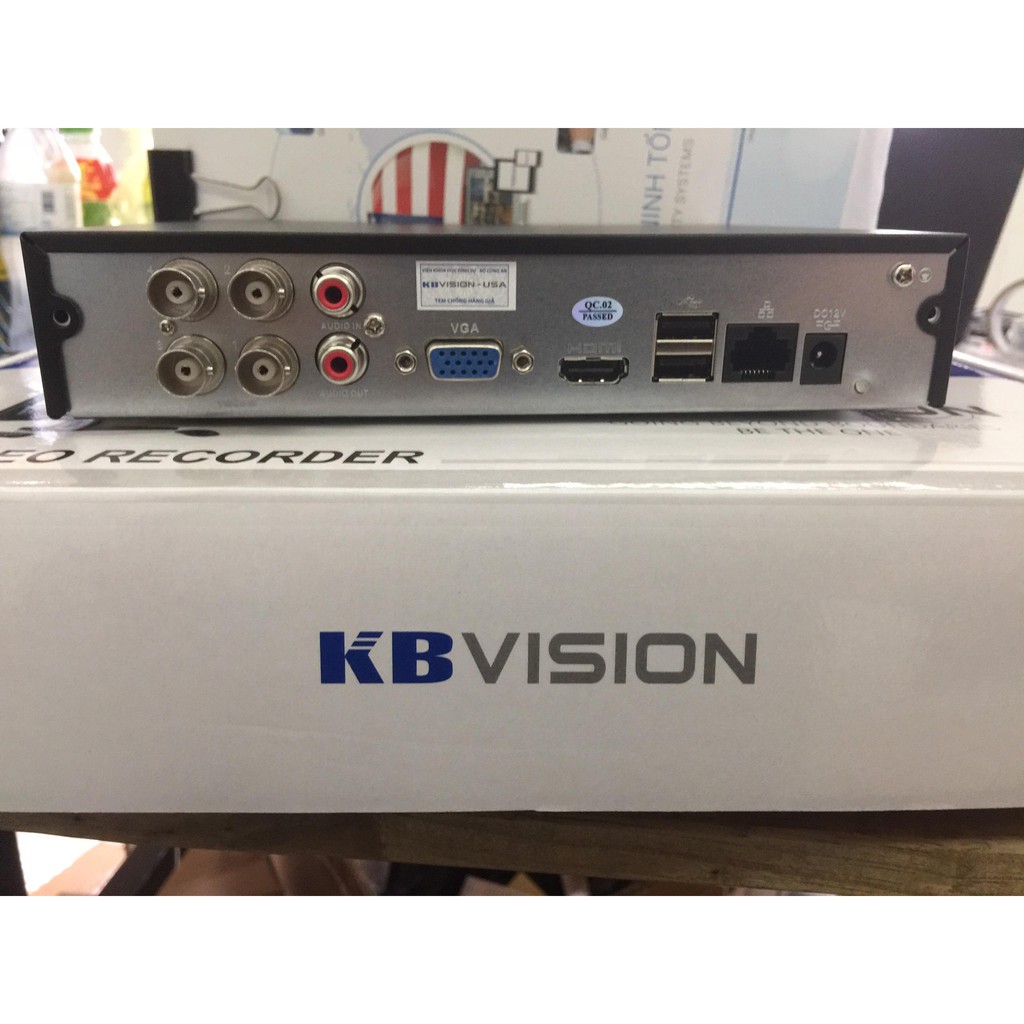 Đầu ghi hình 4 kênh 5in1 KBVISION KX-7104SD6 - Hàng chính hãng bảo hành 24 tháng