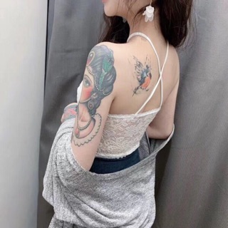 Bra ren chéo dây ngực cổ yếm