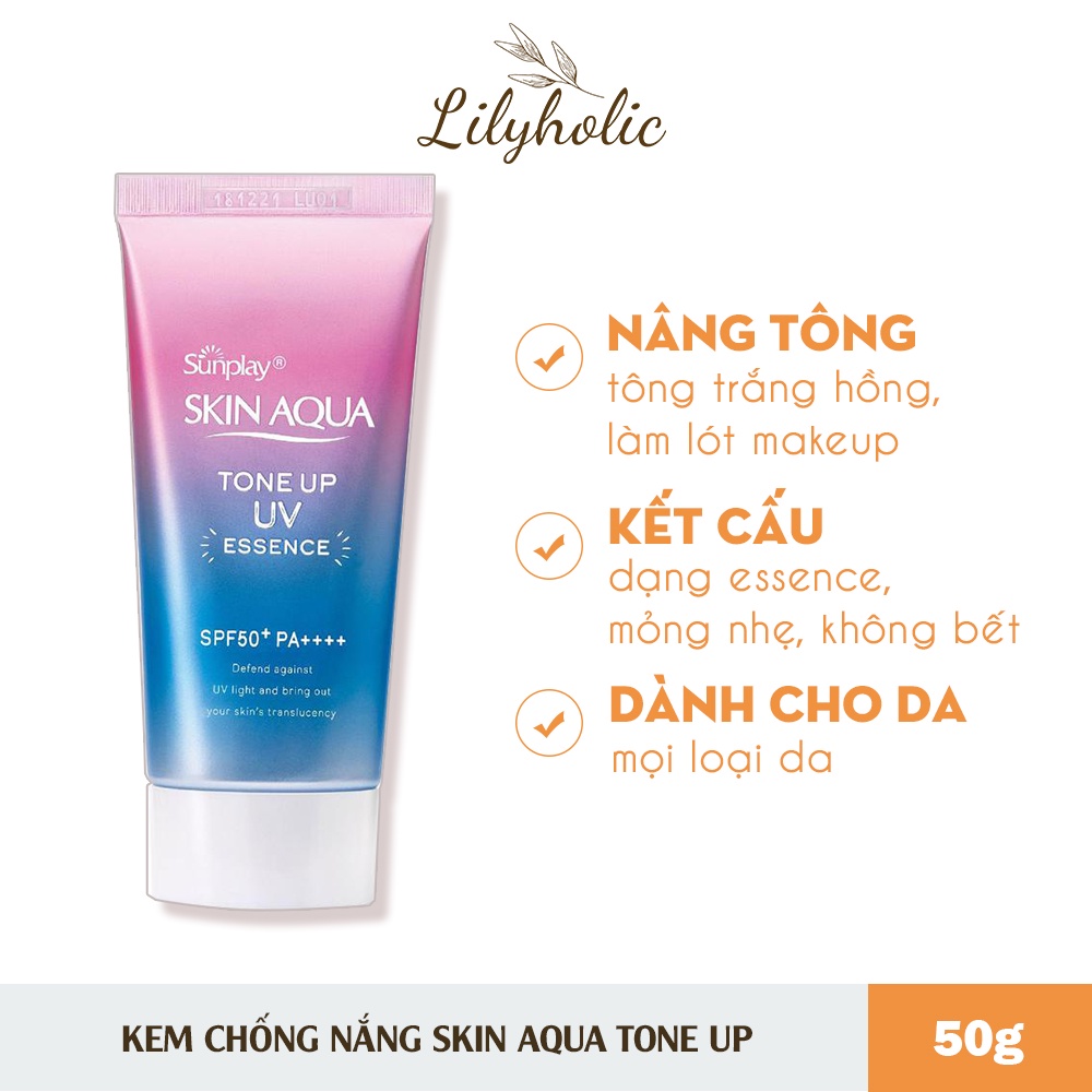 Kem chống nắng Skin Aqua Tone up UV SPF 50+ PA++++