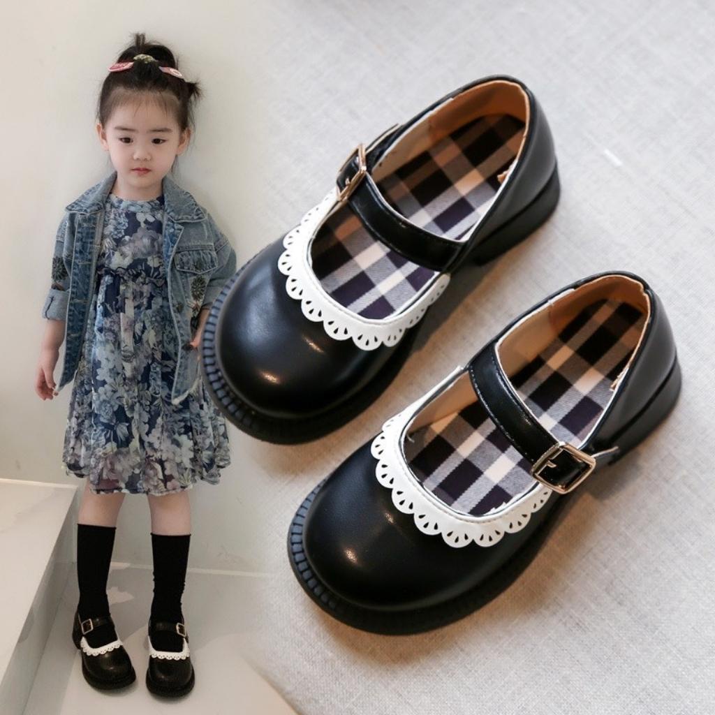 Giày búp bê bé gái đế mềm chống trượt vintage siêu yêu(kèm ảnh thật )