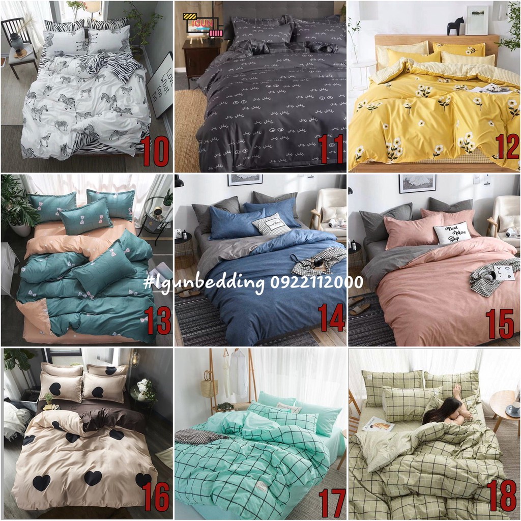 (200 mẫu) Set Chăn Ga Gối Poly Cotton (có thể làm Chăn TRẦN BÔNG) 4 món nhập khẩu | BigBuy360 - bigbuy360.vn