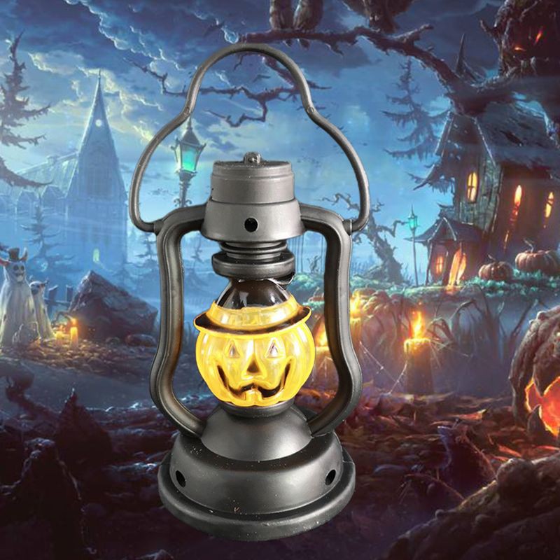 Đèn Dầu Treo Hình Đầu Lâu Phong Cách Halloween