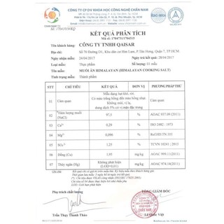 3 muối hồng Himalayan Qaisar