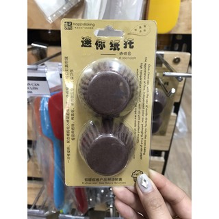 Bộ giấy lót Cupcake mềm mini 30 100c