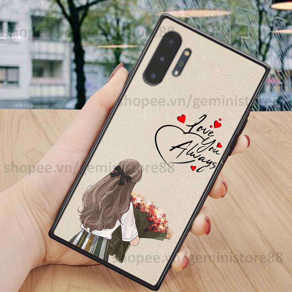 Ốp Samsung Note 10 / Note 10 Plus / Note 10+ In Hình Cô Gái Be Happy Trẻ Trung Cá Tính Năng Động