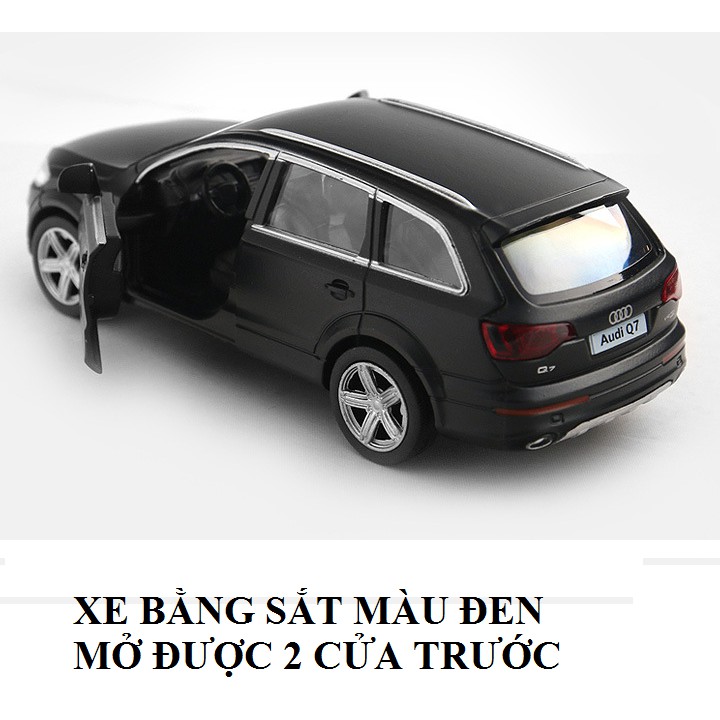 Xe mô hình ô tô RMZ Audi Q7 xe bằng sắt mở được cửa chạy cót tỉ lệ 1:36