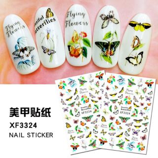 Hình dán sticker nail dán móng mẫu mới 2020