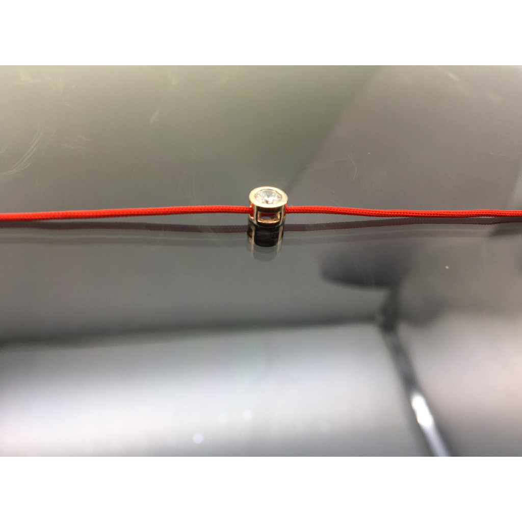 VT75 Vòng tay chỉ đỏ kim vàng chất liệu hợp kim mạ vàng 5 cái/lóc