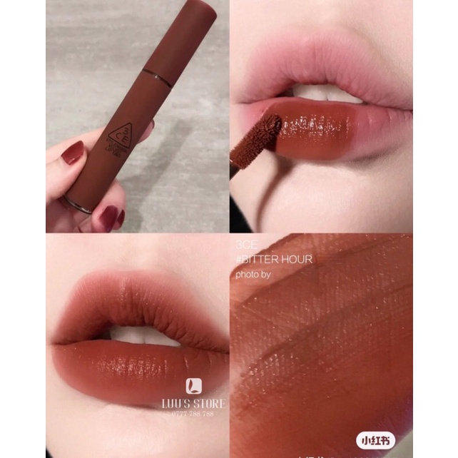 [Màu Mới] Son Kem 3CEE Velvet Lip Tint
