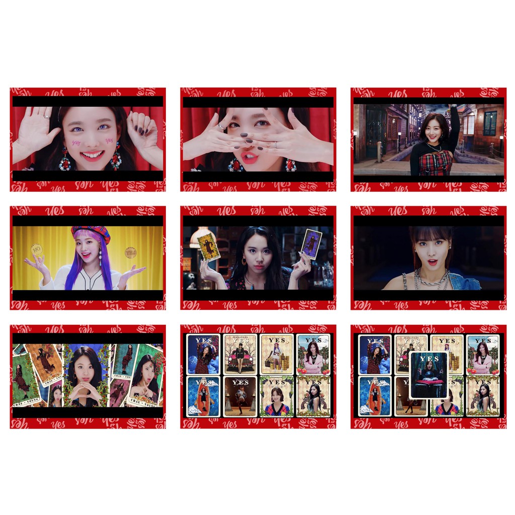 Lomo Card Ảnh Twice - MV Yes or Yes ( 36 ảnh)