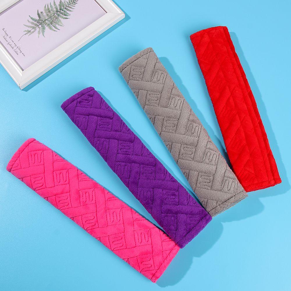 MAG Bộ 2 Vỏ Bọc Dây Đai An Toàn Bằng Vải Lông Không Trượt Thoải Mái