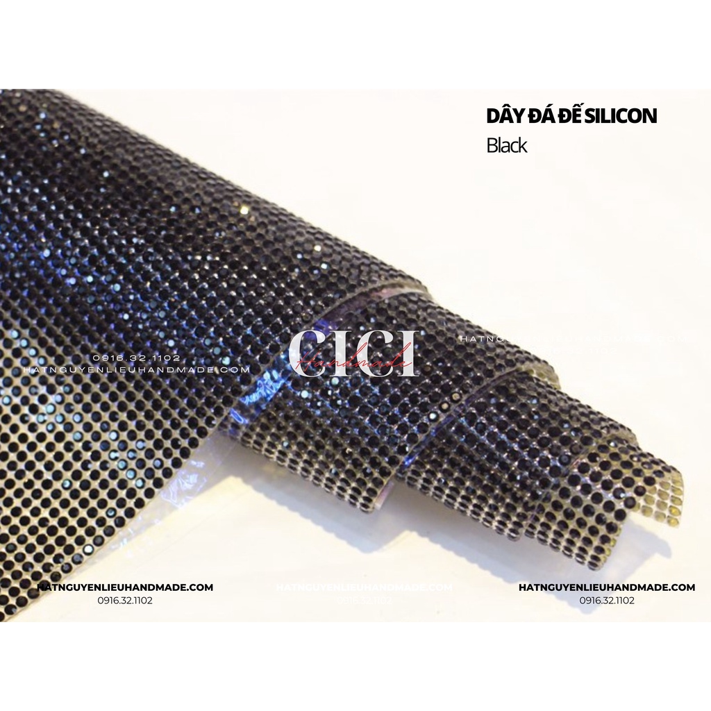 Tấm đá đế silicone 40*60cm (bóc dán) Cici Handmade chuyên hạt đá hạt pha lê hạt cườm hạt trang sức tự làm DIY