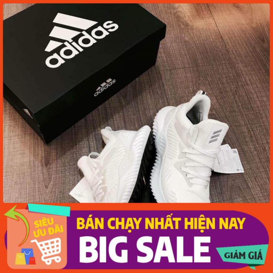 Giày Adidas Alphabounce Trắng Đế Đen (fullbox + freeship) . 2020 new Xịn Nhẩt NEW ✔️ ' > !