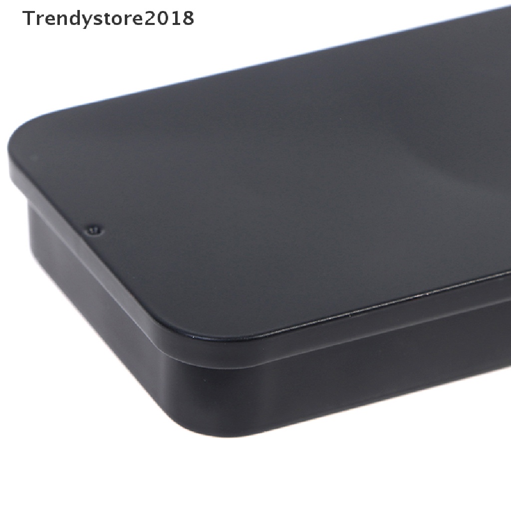 1 hộp đựng tiền xu bằng thiếc nhám có nắp trượt 2018