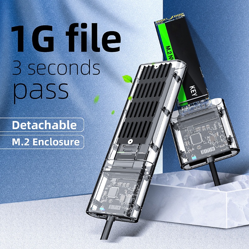 Hộp Đựng Ổ Cứng SSD M2 5Gbps Cho 2230 2242 2260 2280 M.2 to