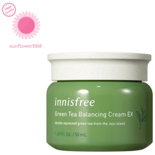 Innisfree Green Tea Balancing Cream EX 50ml [sunflower1968] // Sản xuất tại Hàn Quốc, kem chống lão hóa chống nhăn