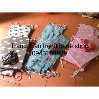 4 quây 1ga cũi cho bé nhiều mẫu vải