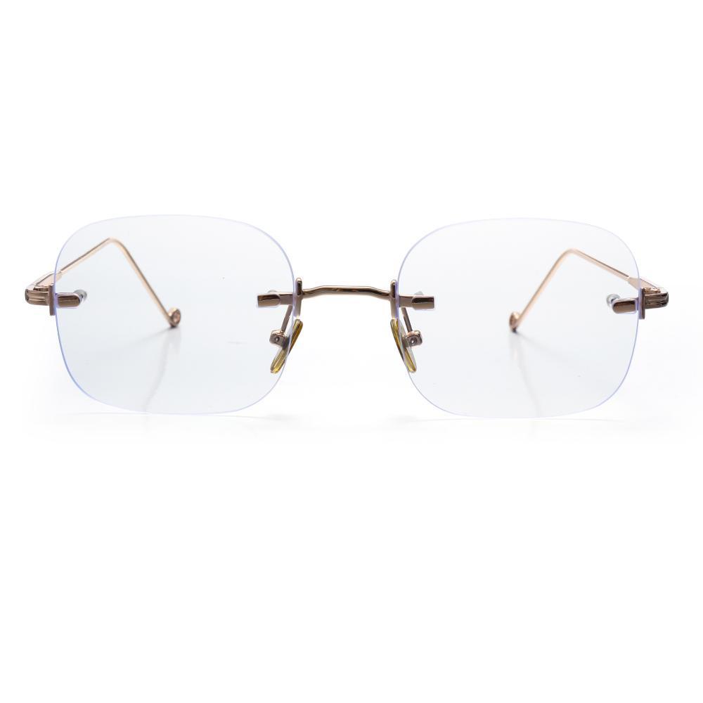 Kính Trong Suốt BTLIMER|Kính Mát Vuông Gọng Kim Loại