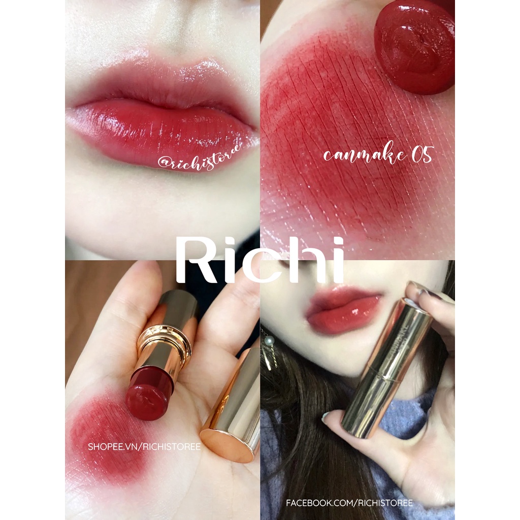 Son dưỡng Canmake Melty Luminous Rouge 03 04 05 06 T04 ( chuẩn bill ) có sỉ