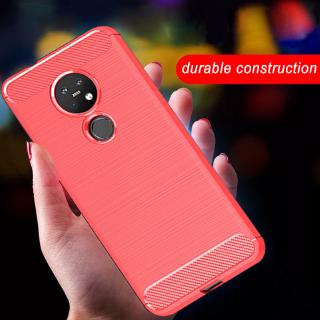 Ốp lưng sợi carbon mềm cho Nokia 7.2