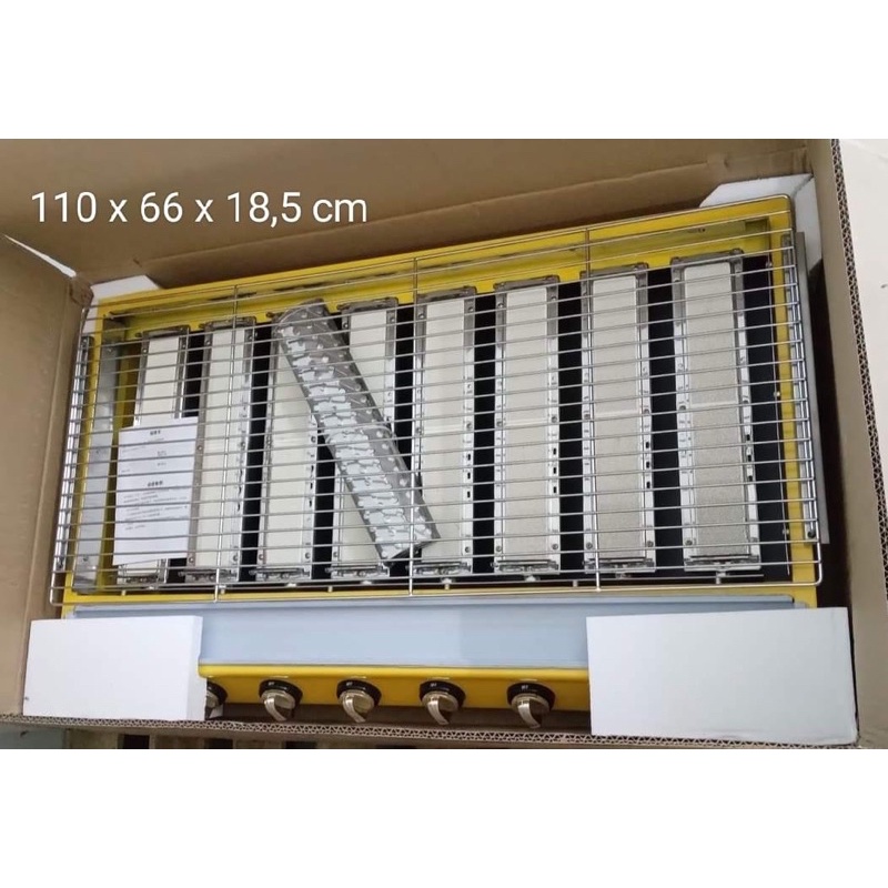 bếp nướng gas nhiều họng 4, 6, 8 nướng hải sản hàu, nướng thịt,...
