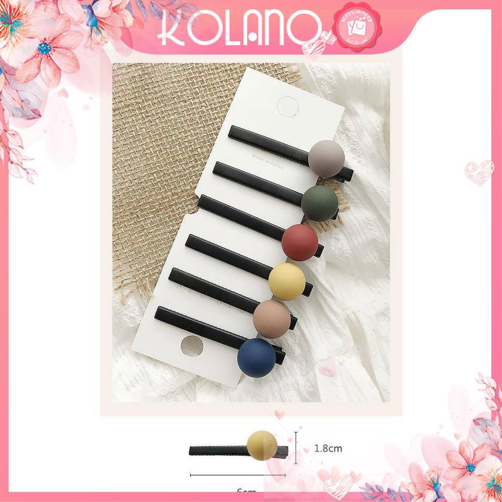 Kẹp Tóc Mái KOLANO Kẹp Tóc Hàn Quốc Mỏ Vịt Phong Cách Nhiều Màu Xinh Xắn FAH-001254
