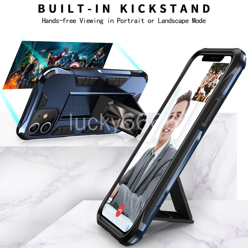 SAMSUNG SAMSUNG NOTE 8 9 10 S8 PLUS NOTE 10 PRO 5G NOTE 20 UITRA Mobile Phone Case with Tripod Anti-drop Mobile Phone Case Non-slip Explosion-proof Protective Cover