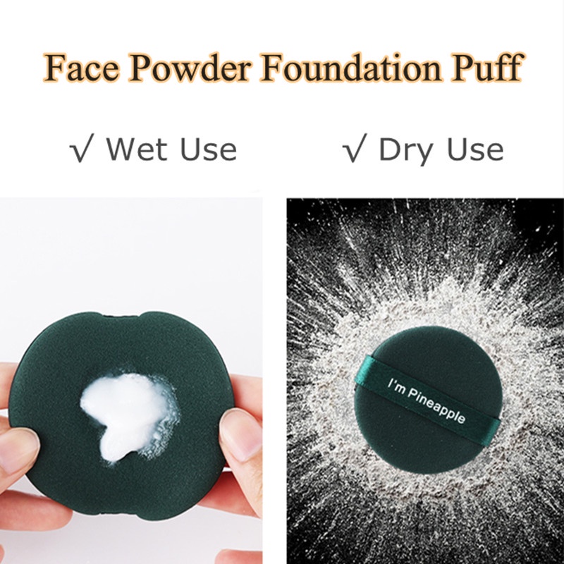 [Hàng mới về] Mút tán kem nền BB dạng tròn nhiều màu sắc sử dụng tiện lợi