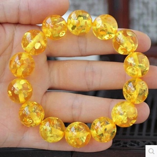 Vòng Tay Hạt Hổ Phách Tự Nhiên Thời Trang
