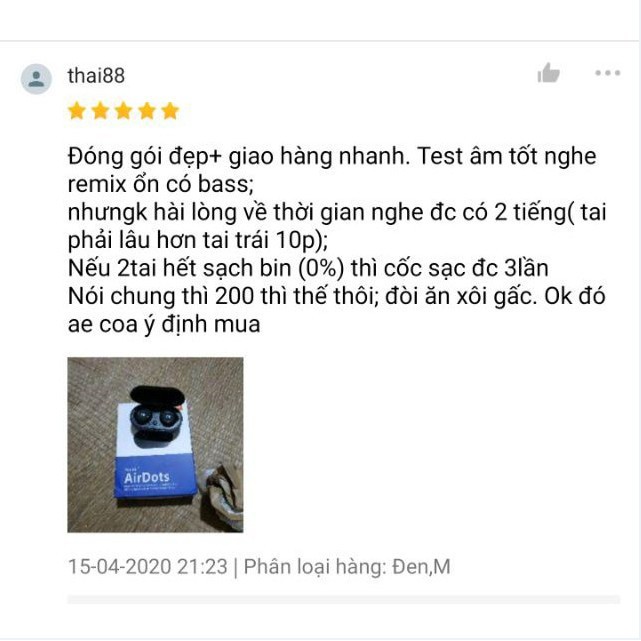 Tai Nghe Bluetooth/ Tai Nghe Không Dây Redmi Airdot 2 Xiaomi - Omely Store