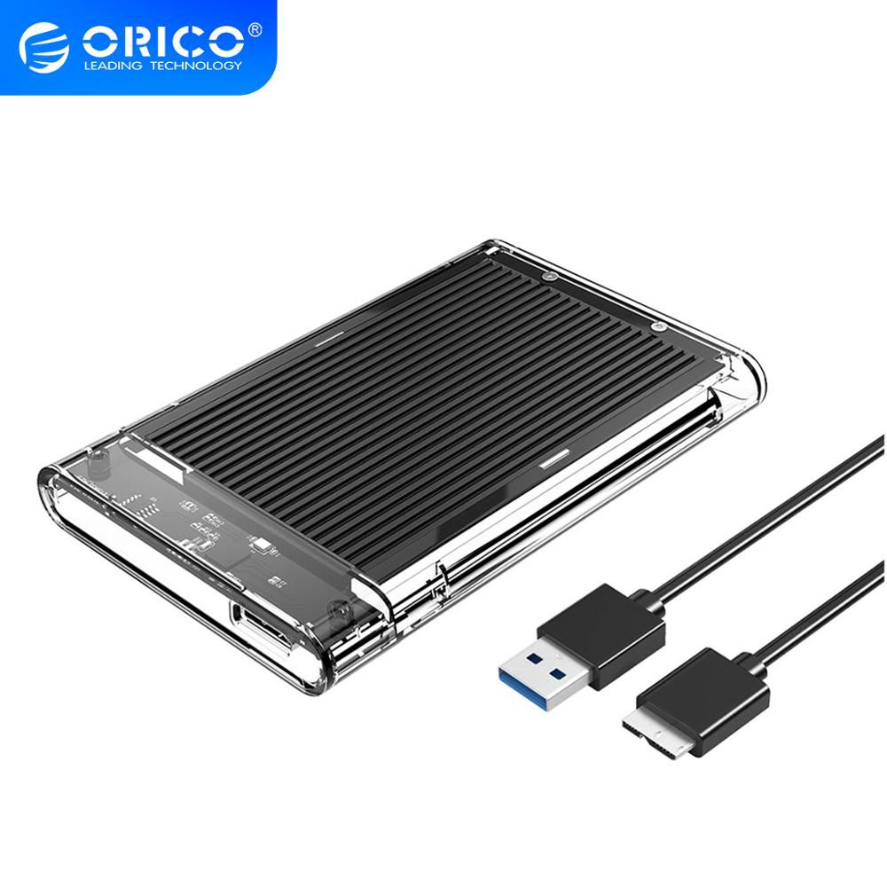 Hộp Đựng Ổ Cứng HDD Orico 2179U3 2.5 Inch Nối SATA Sang USB 3.0 5Gbps Bằng Nhôm Trong Suốt