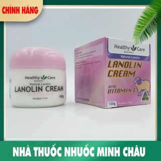 Kem Cừu Healthy Care Lanolin Cream with Vitamin E 100g Úc